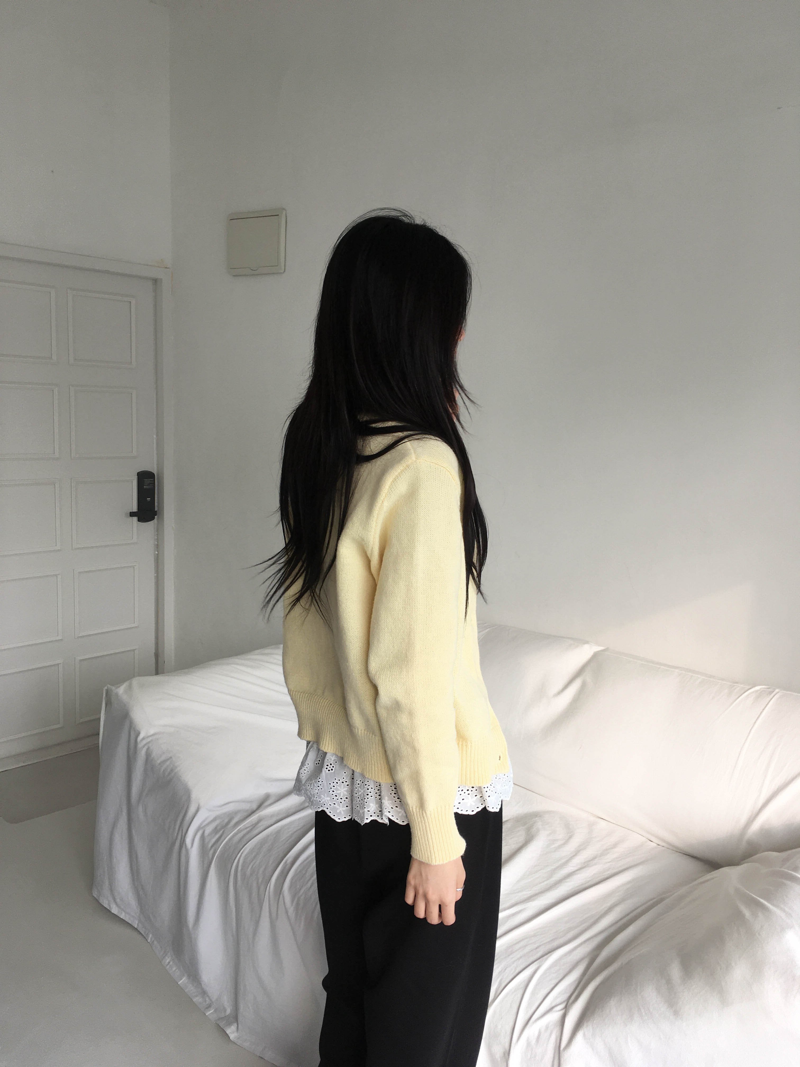 *2개 구매시 할인* [6color🌼/사계절용] 스프링 데일리 라운드넥 니트 가디건 상세 이미지 26