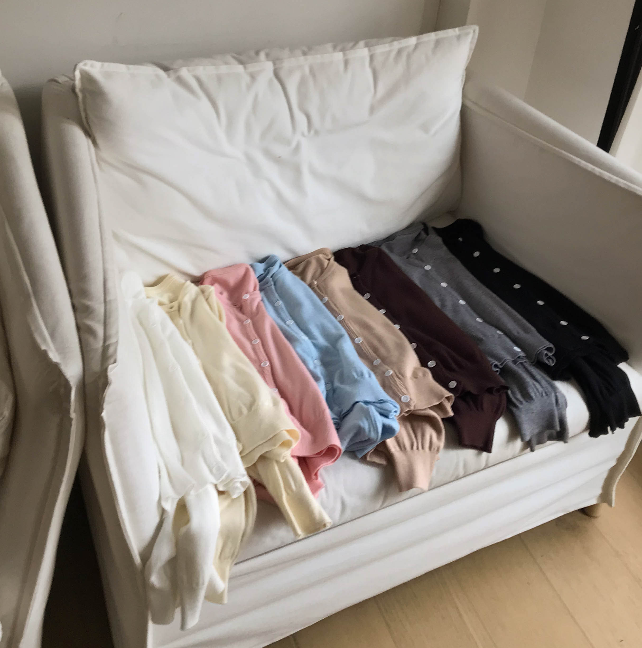 [여리핏💕/부드러워요] 심플 루즈핏 니트 여름 가디건 상세 이미지 18