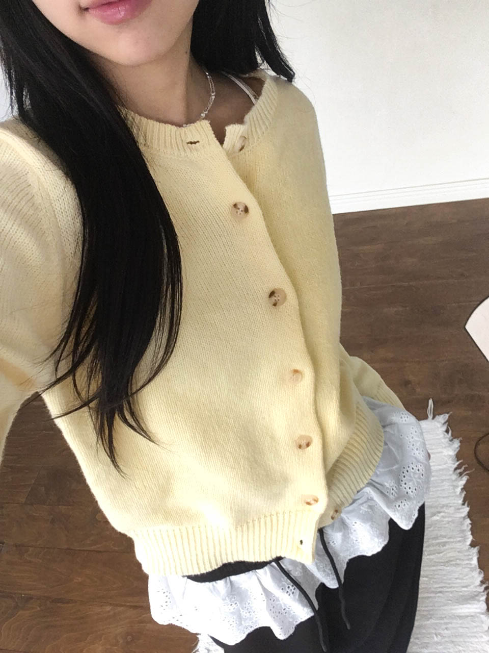 *2개 구매시 할인* [6color🌼/사계절용] 스프링 데일리 라운드넥 니트 가디건 상세 이미지 32
